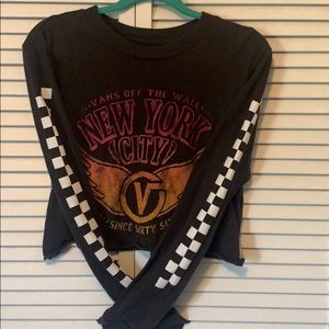 VANS LONGSLEEVE CROP TOP